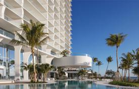 Светлые апартаменты с террасой и видом на залив в здании с бассейном, Санни Айлс Бич, США за $700 000
