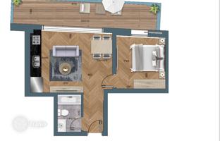 2-комнатная квартира 37 м² в Тель-Авиве за $1 149 000