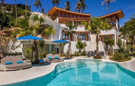 Меблированная вилла с частным садом, бассейном, парковкой, террасами и видом на океан, Самуи, Тайланд за $1 524 000