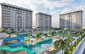 Новые апартаменты с различными планировками в резиденции с бассейнами, аквапарком и спа-зоной, Аланья, Турция за $134 000