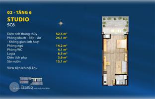 1-комнатная квартира 45 м² в Дананге за $95 000