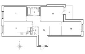 3-комнатная квартира 102 м² в городе Санкт-Петербург, Россия за 43 903 000 ₽