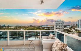 Комфортабельные апартаменты с видом на океан в резиденции на первой линии от пляжа, Форт Лодердейл, Флорида, США за $1 695 000