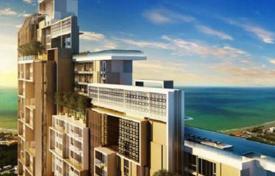 Стильные апартаменты в высотной резиденции с террасами и садами, в 350 метрах от моря, Паттайя, Таиланд за $199 000