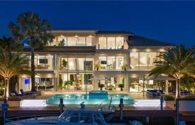 Современная вилла с задним двором, бассейном, террасами и гаражом, Форт-Лодердейл, США за $11 995 000
