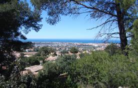 Участок с панорамным видом на море в Дении, Аликанте, Испания за 116 000 €