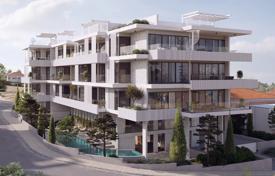 Малоэтажный жилой комплекс с бассейном и тренажёрным залом, с видом на море и город, Пантеа, Лимассол, Кипр за От $451 000