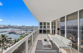Четырехкомнатная квартира с видом на порт и океан в Майами-Бич, Флорида, США за 3 157 000 €