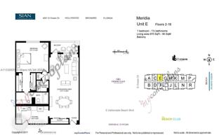 1-комнатная квартира в кондо 84 м² на Саут Оушен Драйв за $419 000