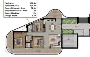 3-комнатная квартира 137 м² в Пафосе за 515 000 €