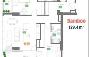 3-комнатная квартира 129 м² в Сабуртало за $382 000